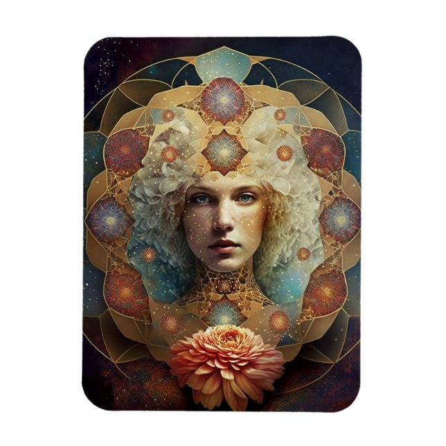Magnet Flexible Art Visionnaire Mandala Vivant (Vertical)