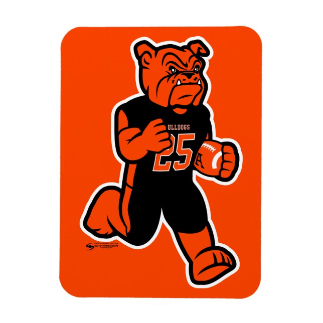Magnet Flexible Artesia Bulldogs Touchdown (Vertical)