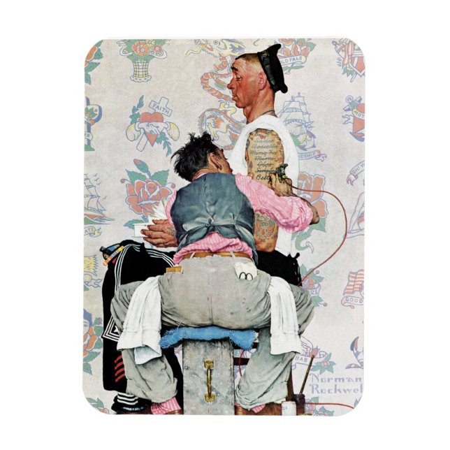 Magnet Flexible Artiste du tatouage (Vertical)