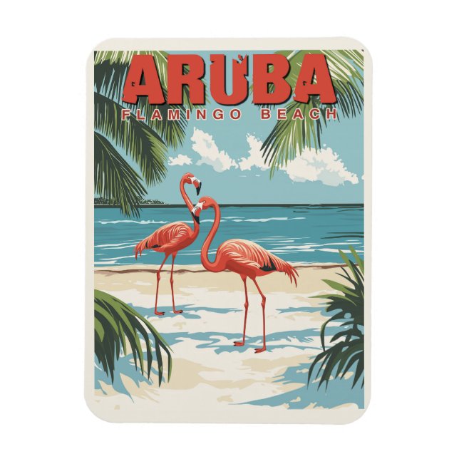 Magnet Flexible Aruba - Paradis tropical Voyage (Vertical)