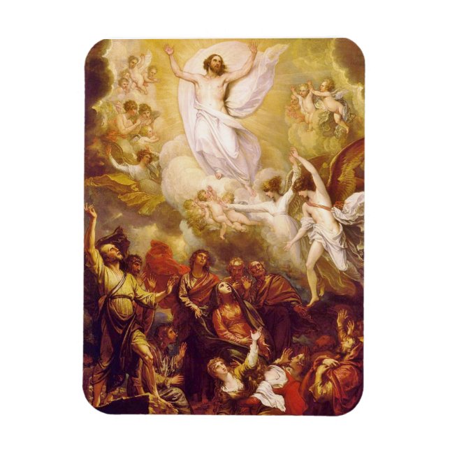 Magnet Flexible Ascension du Christ avec les anges (Vertical)