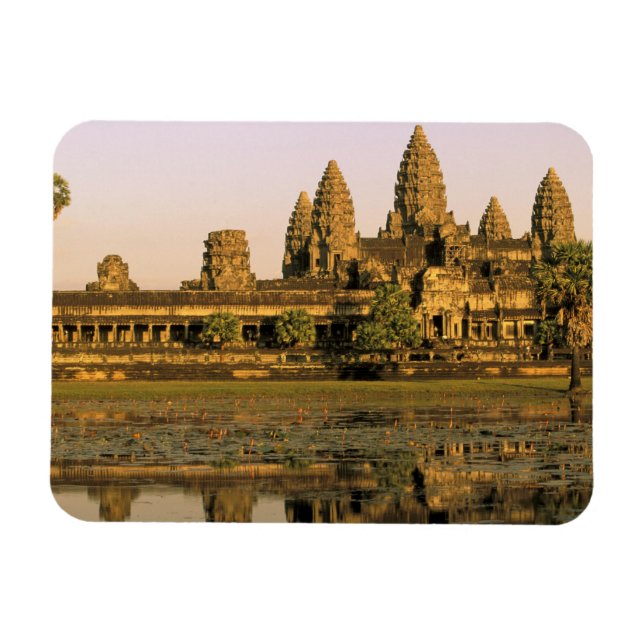 Magnet Flexible Asie, Cambodge, Siem Reap. Angkor Vat. (Horizontal)
