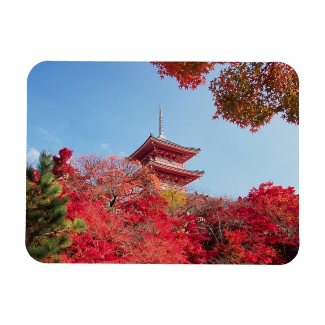 Magnet Flexible Asie, Japon, Kyoto. Couleur d'automne (Horizontal)