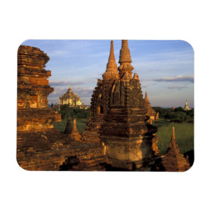 Magnet Flexible Asie, Myanmar, Bagan. Anciens temples et