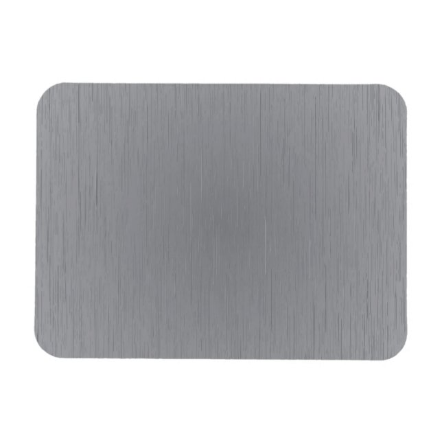 Magnet Flexible Aspect métallique argenté (Horizontal)
