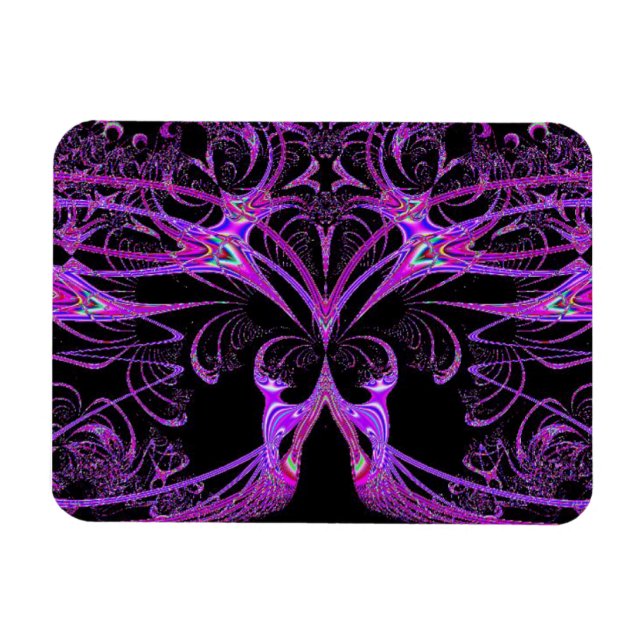 Magnet Flexible Assistants Violet Et Rose (Horizontal)