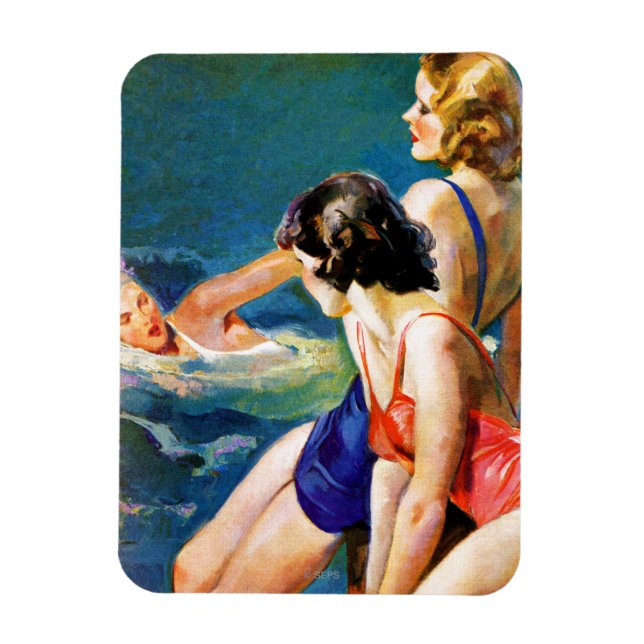 Magnet Flexible At the Pool (Vertical)