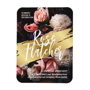 Magnet Flexible Atelier de fleurs Black Gold