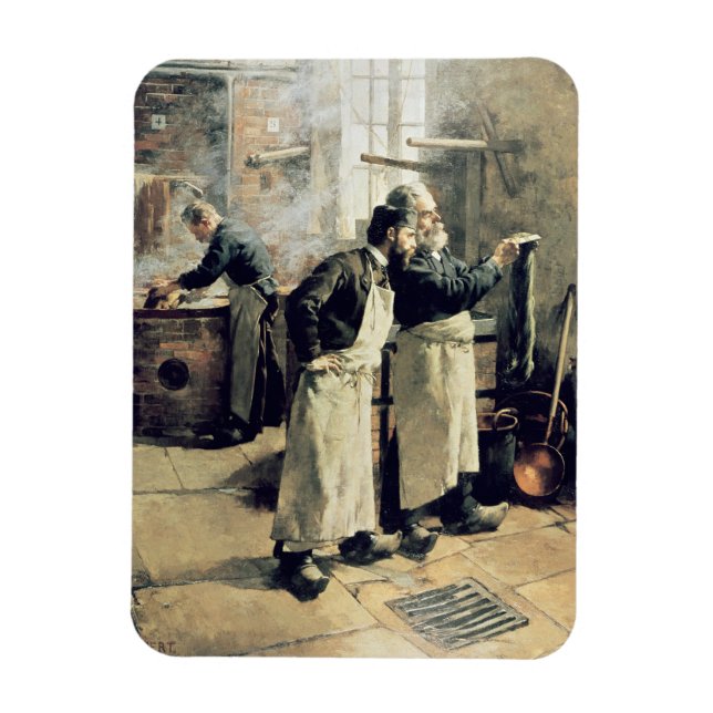 Magnet Flexible Atelier de teinture dans les Gobelins, 19ème siècl (Vertical)