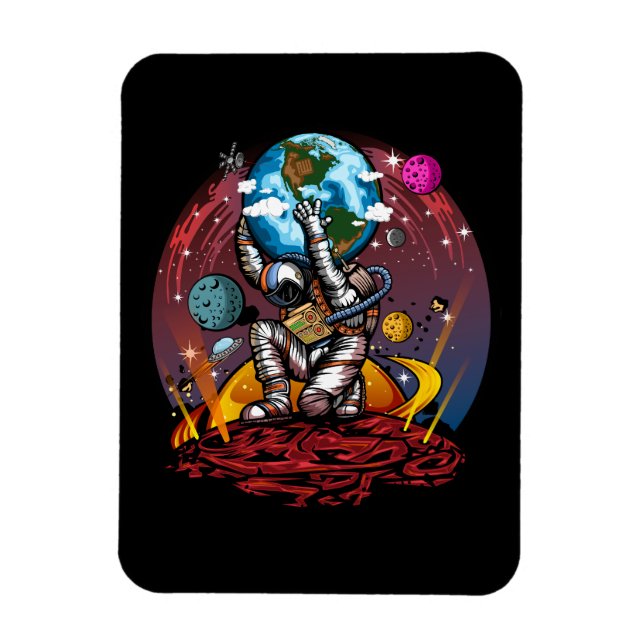 Magnet Flexible Atlas Space Man (Vertical)