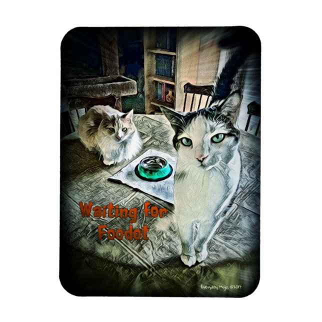 Magnet Flexible Attente de l'aimant flexible Foodot 3" x 4" (Vertical)