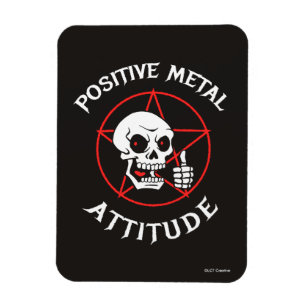 Magnet Flexible Attitude métallique positive