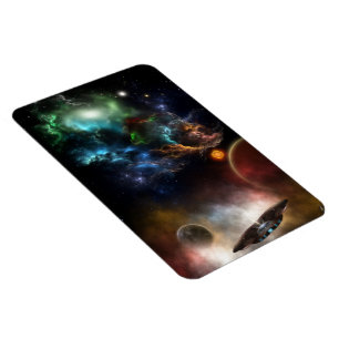 Magnet Flexible Au-delà de l'espace et du temps L'art fractal