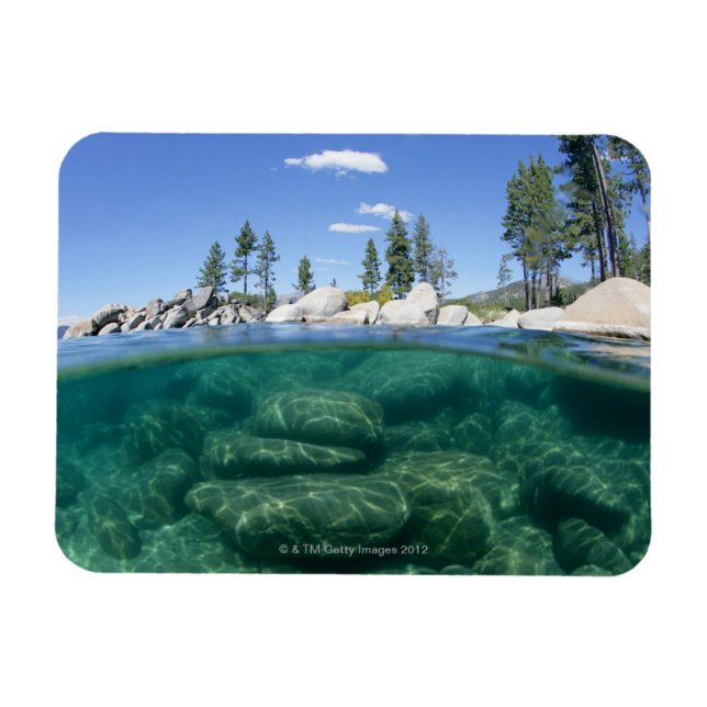 Magnet Flexible Au-dessus et au-dessous du lac Tahoe (Horizontal)
