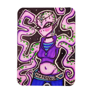 Magnet Flexible Aucun aimant Alien de paix