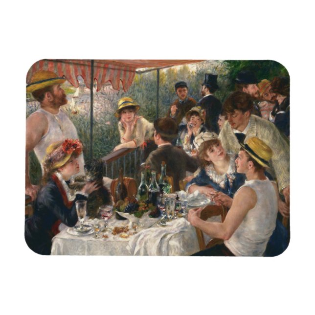 Magnet Flexible Auguste Renoir - Déjeuner de la fête nautique (Horizontal)