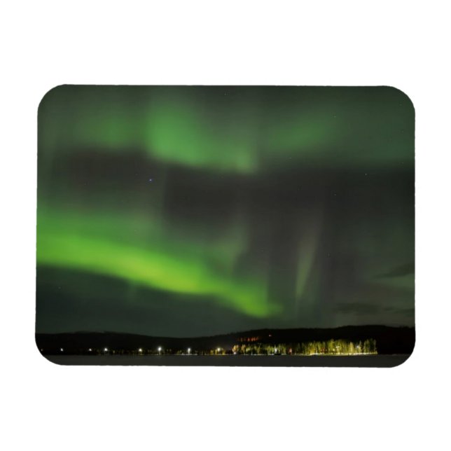 Magnet Flexible Aurora borealis dans l'aimant rectangle du ciel (Horizontal)