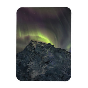 Magnet Flexible Aurora Borealis   Iceberg Jokulsarlon Islande