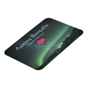 Magnet Flexible Aurora Borealis Nord Norvège Magnat souvenir