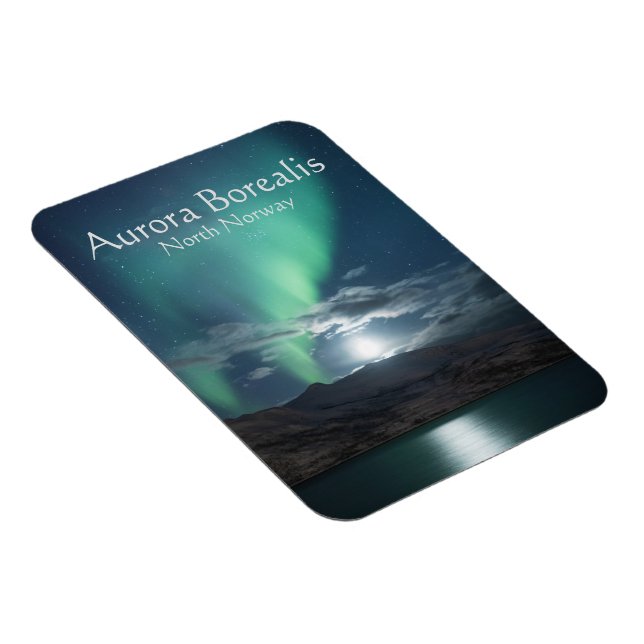 Magnet Flexible Aurora Borealis Norvège du Nord (Côté Droit)