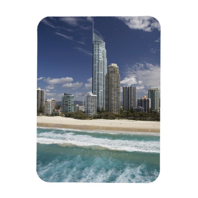 Magnet Flexible Australie, Queensland, Gold Coast, Surfers (Vertical)