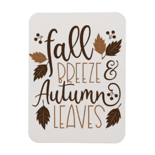 Magnet Flexible Automne Breeze Feuilles d'automne
