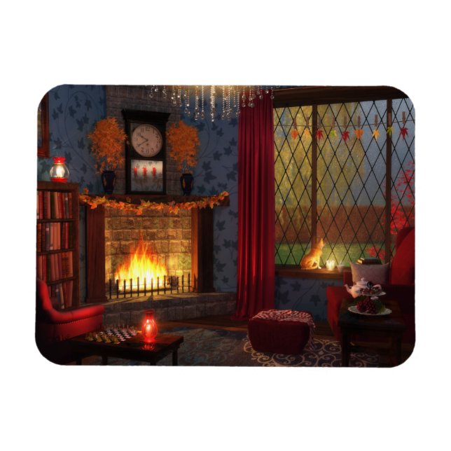 Magnet Flexible Automne Tranquillité Aimant flexible (Horizontal)