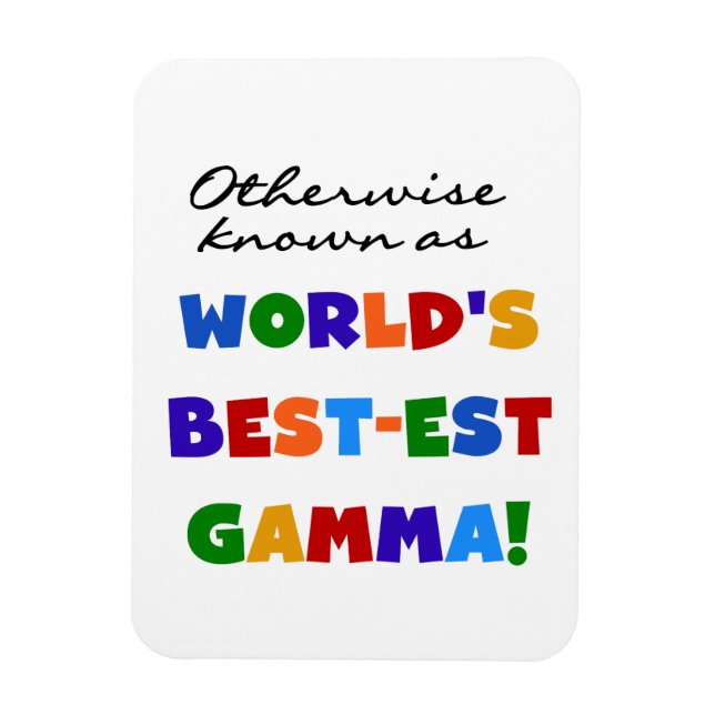 Magnet Flexible Autrement Connaissez les meilleurs cadeaux Gamma (Vertical)