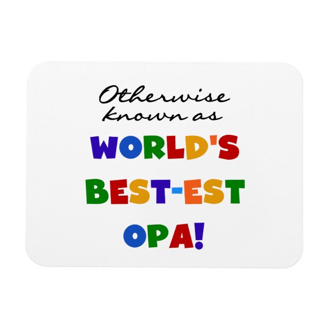 Magnet Flexible Autres T-shirts et cadeaux Opa (Horizontal)