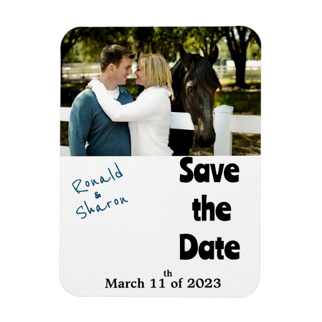 Magnet Flexible Avec une photo (Vertical)