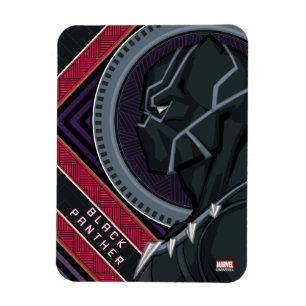 Magnet Flexible Avengers   Black Panther Wakandan Tribal Art