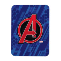 Avengers | Logo Avengers Rouge High Tech à Motif