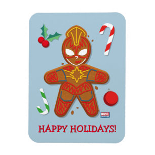 Magnet Flexible Avengers Saisonniers Cookie de Captain Marvel