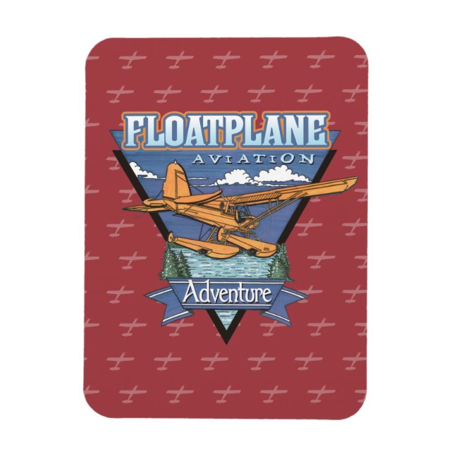 Magnet Flexible Aventure d'aviation de Floatplane (Vertical)