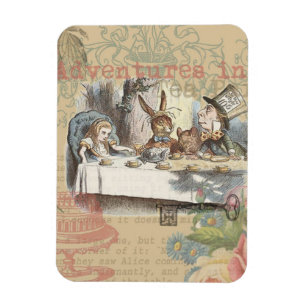 Magnet Flexible Aventures d'Alice au pays des merveilles Art de la