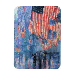 Magnet Flexible Avenue in the Rain par Frederick Childe Hassam
