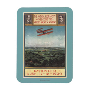 Magnet Flexible Avion de frères de Wright