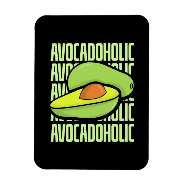 Magnet Flexible Avocado Fruit Food (Vertical)