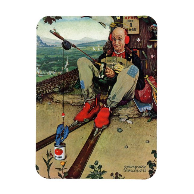 Magnet Flexible Avril Fool 1945 (Vertical)