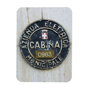 Magnet Flexible Azienda Electrica Municipale Cabina -Milano, Itali
