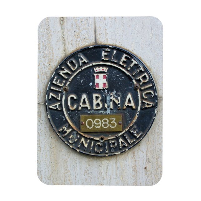Magnet Flexible Azienda Electrica Municipale Cabina -Milano, Itali (Vertical)
