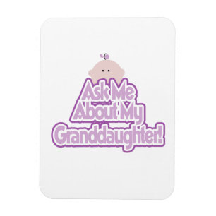 Magnet Flexible Baby Girl Posez une question sur mes cadeaux de pe