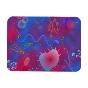 Magnet Flexible Bactérie