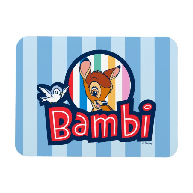 Magnet Flexible Badge bambin rayé (Horizontal)