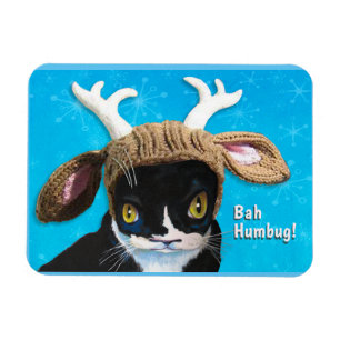 Magnet Flexible Bah Humbug Cat