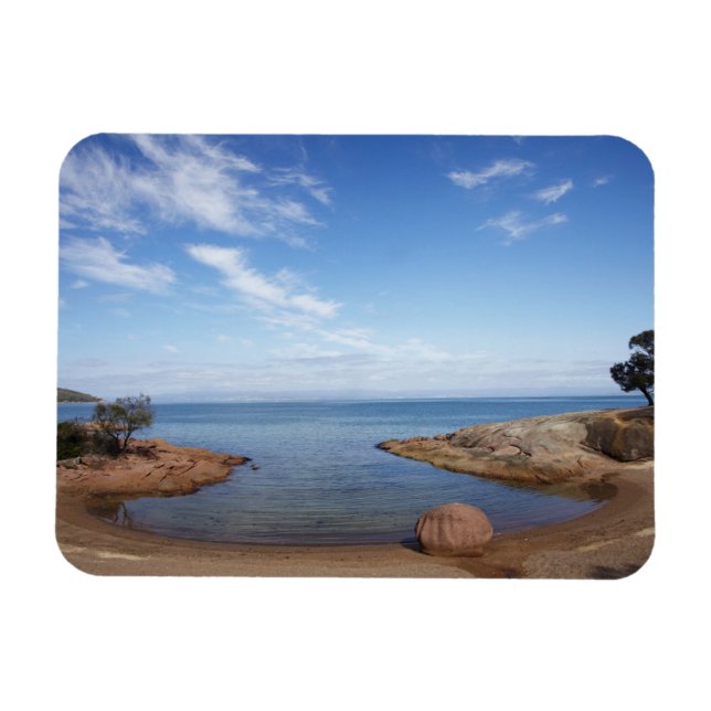 Magnet Flexible Baie de lune de miel, Baie de Coles, Freycinet Nat (Horizontal)