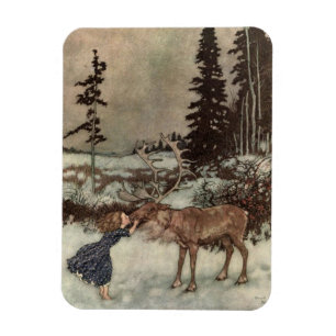 Magnet Flexible Baiser un nez de rennes