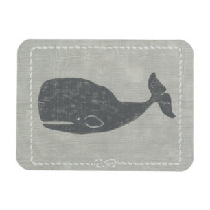 Magnet Flexible Baleine grise marine