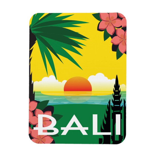Magnet Flexible Bali style voyage vintage (Vertical)