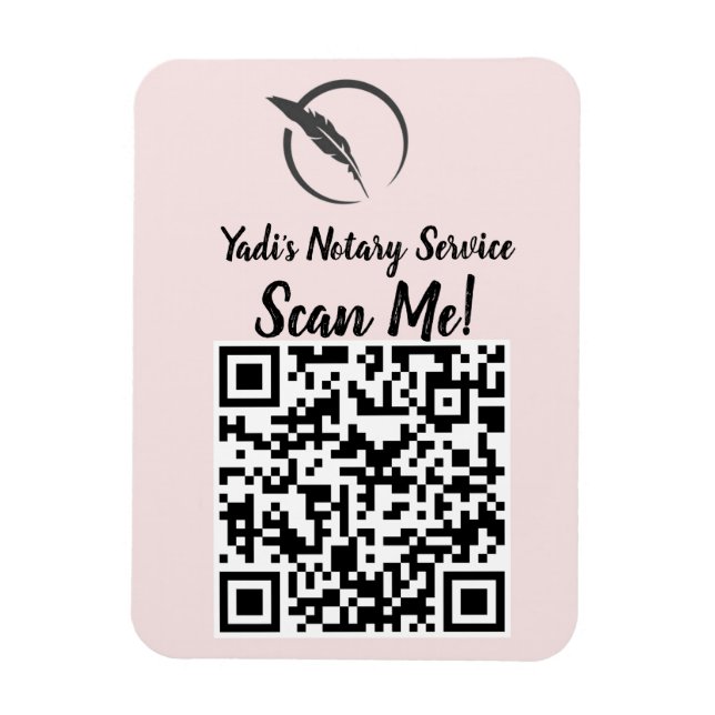 Magnet Flexible Balise de voiture à aimants QR (Vertical)